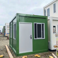 Mini-maison de luxe personnalisée de 20 pieds, moderne, mobile, préfabriquée, en conteneur, démontable, avec panneaux sandwich en acier, pour chambre à coucher, livraison rapide