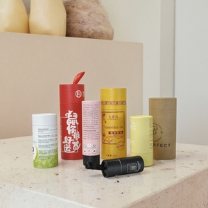 Tubo de Cartón Suave 100% Ecológico para Limpiador Facial, Tubo Exprimible de Cartón Kraft para Cosméticos, Tubos de Embalaje para Crema de Manos - Product Image 4