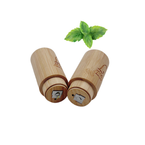 Fil dentaire en bambou biodégradable, organique, végétalien, ciré, avec logo personnalisé - Product Image 4