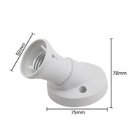 Accessoires pour ampoule E27, support de fixation de surface pour lampe à vis, douille de plafond Edison, pratique