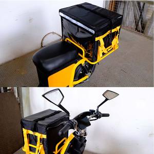 Moto cargo jaune 1500W pour livraison de pizzas, cyclomoteur <span class=keywords><strong>CH</strong></span> pour femmes - Product Image 6