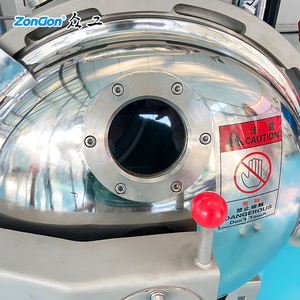 Sterilizzatore per bottiglie inscatolare lattine contenitori di vetro automatico ad alta pressione verticale rotativo Autoclave acqua nebulizzata storta - Product Image 4