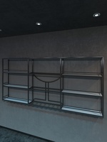 Étagère à vin multi-niveaux pour usage commercial, mobilier de maison, comptoir de bar créatif, présentoir mural lumineux pour vin blanc, rouge et bière