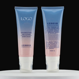 Wholesale Custom 100ml 120ml <b>Plastic</b> Cosmetic Empty Soft <b>Tubes</b> With Brush Cap For Facial Cleanser And Body Wash Clean Cream - Product Image 4