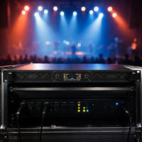 Amplificateur de puissance professionnel 2 canaux 400W classe AB pour enceintes PA, caissons de basses, systèmes sonores de scène et KTV