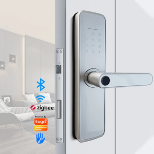 Euro Mortise 4585 6072 Smart <strong>Door</strong> Lock Fingerprint Tuya Wifi Zigbee Ttlock Wifi BLE No Need Gateway Card Code Digital <strong>Door</strong> Lock - Product Image 2
