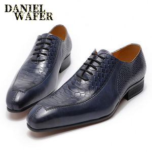 Chaussures Oxford en cuir véritable faites à la main à lacets avec motif poisson, idéales pour les affaires, les mariages, les fêtes et le bureau – Chaussures de mode - Product Image 2