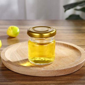 Bocal en verre transparent de 50ml 75ml avec couvercle avec logo personnalisé pour Nid d'oiseau <span class=keywords><strong>Crea</strong></span> - Product Image 1