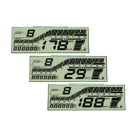 Compteur de vitesse et odomètre numérique pour véhicules, motos et vélos électriques, écran LCD TN/VA 2,7-5V, personnalisable, pour tableau de bord de voiture, usine OEM/ODM Jiarui Technology