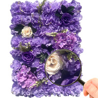 Panneaux muraux de fleurs artificielles en soie pour la décoration de fond de scène de mariage ou l'aménagement de vitrine de magasin