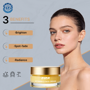 Crème pour le visage à la glycérine infusée de vitamine C, acide hyaluronique, vitamine E, collagène organique, arbutine, niacinamide, sans paraben - Product Image 1