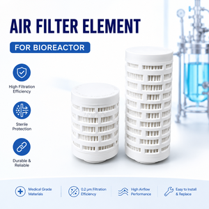Élément de filtre à air, filtre à gaz pour bioréacteur, fermenteur, éventail de diffusion, oxygénation - Product Image 1