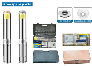 Dc Onderdompelbare Zonne-Energie Diepe Bron Waterpomp Voor Landbouw Irrigatie - Product Image 3