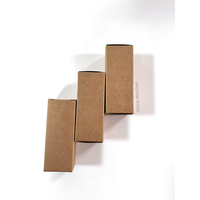 Fabricant d'emballages en papier de luxe recyclé sur mesure, boîte en papier kraft pliable pour cosmétiques, boîte pour flacon d'huile essentielle, boîte cadeau