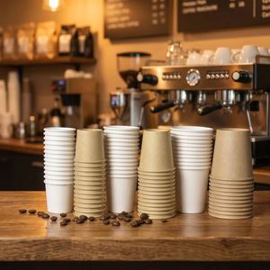 China Wholesale Custom Disposable Single Wall Food Grade <b>Corrugated</b> <b>Paper</b> Coffee Cups-7oz/8oz/20oz/24oz/9oz/12oz/14oz Cold Drink - Product Image 6