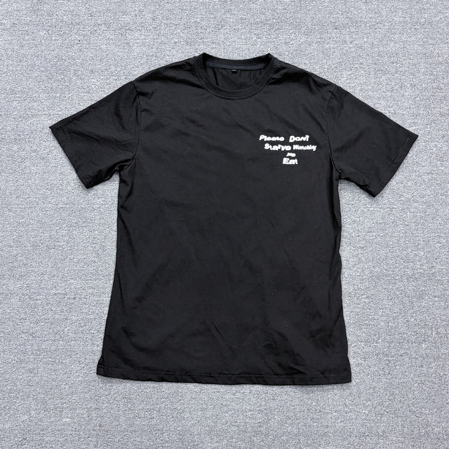 Front Back 3D for Short Sleeve T-Shirt Oversized Funny Slogan