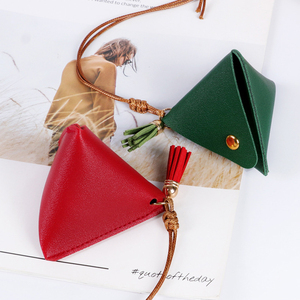 Portamonete in Pelle Mini Zongzi con Chiusura a Bottone e Tracolla Antifurto, Logo Personalizzabile, Vendita Diretta dalla Fabbrica - Product Image 6