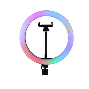 2022 Dimmable 10 Inch 16 Color Photography Lighting Led RGB Circle Ringlights,ring <b>Light</b> 360 with <b>Tripod</b> <b>Stand</b> - Product Image 4