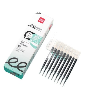 Deli Gel <b>Pen</b> <b>Refills</b> 0.5mm Double Ballpoint AS Tip Black Office School Use SE229 - Product Image 5