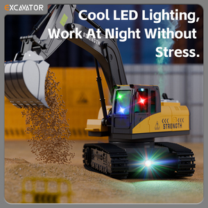 <span class=keywords><strong>Jouet</strong></span> d'excavatrice télécommandée : godet en alliage et télécommande 2,4 GHz, 360 °   Table d'opération durable pour enfants, véhicule <span class=keywords><strong>de</strong></span> <span class=keywords><strong>chantier</strong></span> - Product Image 6