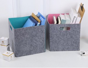 Vente flash - Organiseur de rangement pliable grande capacité pour vêtements, boîte de rangement en tissu feutré respirant pour articles divers - Product Image 5