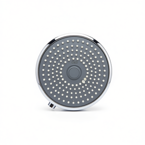 Pommeau de douche circulaire Erp en aluminium finition chrome, diamètre 180 mm, robinet de douche pour salle de bain - Product Image 1