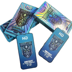 Verre trempé pour iPhone 17 16 15 14 <span class=keywords><strong>Pro</strong></span> Max Samsung, dureté 9H, 0,33 mm, anti-rayures, anti-bulles, couverture intégrale, verre de confidentialité - Product Image 5