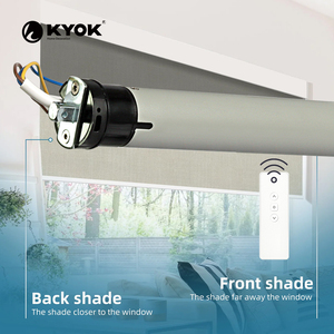 Moteur tubulaire intelligent KYOK 35 mm DC - Moteur de rideau électronique multifonction Tuya WiFi 3 fils avec fin de course - Product Image 1