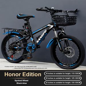 <span class=keywords><strong>Vélo</strong></span> pour enfants avec panier, fourche en aluminium 18-<span class=keywords><strong>24</strong></span> <span class=keywords><strong>pouces</strong></span>, 7 vitesses/vitesse unique, frein à disque avant/arrière, amortisseur pour garçons <span class=keywords><strong>et</strong></span> filles - Product Image 3