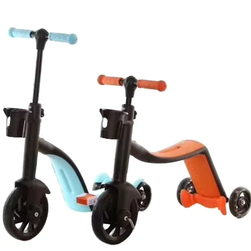 2020 sıcak satış kaliteli ucuz fiyat 3 in 1 çocuk scooter ve bebek scooter çocuk üç tekerlekli bisiklet