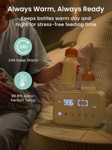 Calentador de Leche para Bebés Inteligente de Doble Biberón con Temperatura Constante, Pantalla Táctil, Calentador de Leche 2 en 1 y Esterilizador de Biberones - Product Image 6