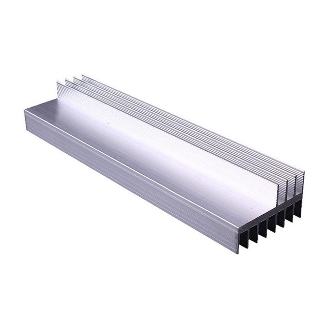 Custom CNC Machined 6000 Series Anodized Aluminum Pipe Tube Rectangular Profile Extrusion Heat Sink Bending Cutting Services