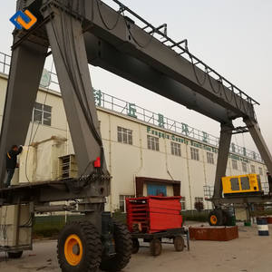 رافعة جسرية متحركة MGK ذات عارضة مزدوجة بإطارات مطاطية، رافعة جسرية بحمولة 20 طن للبيع - Product Image 4