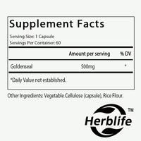 Capsules de Goldenseal OEM/ODM - Complément alimentaire à base de plantes, soutien immunitaire, végétalien