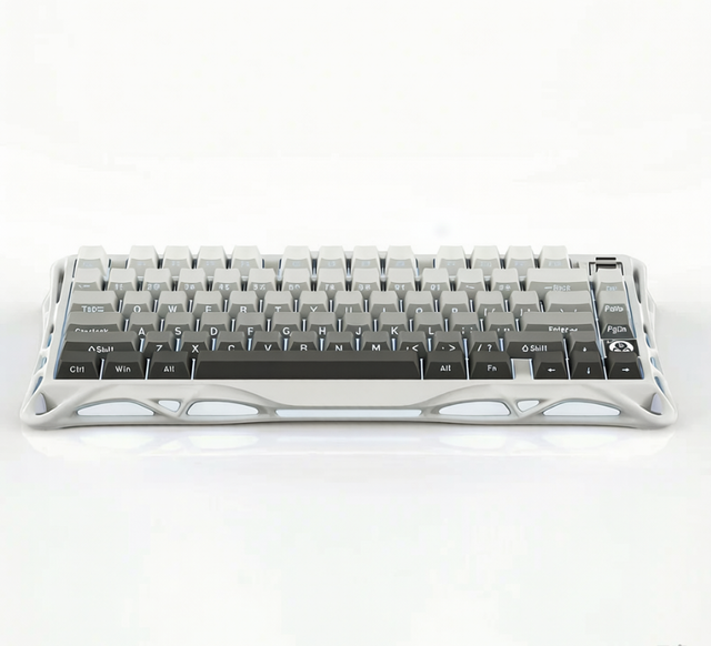 K1 Lite 75% Mechanical Keyboard 80 Keys Hot Swappable 2.4G Type-C Three Mode Gaming Keyboard