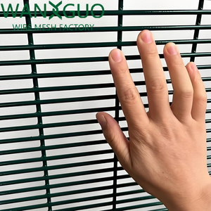 Bền và chống ăn mòn 1.8m 2m Chiều cao sơn tĩnh điện 358 Hàng rào chống trèo dễ dàng lắp ráp cho hàng rào an toàn sân - Product Image 2