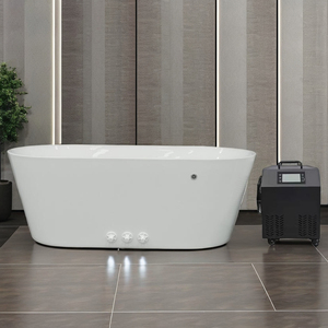 Verano estilo Simple al aire libre blanco acrílico Spa baño baja temperatura frío remojo cuerpo hielo baño frío inmersión - Product Image 1