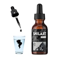 Complément alimentaire naturel de qualité alimentaire pour adultes, booster d'énergie sportive quotidienne, gouttes liquides de Shilajit pour l'entraînement