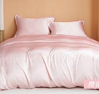 Parure de lit 100 % soie tissée 19MM 22MM 25MM 4 pièces 400TC écologique toutes saisons
