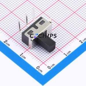 SS-12D11-G080 Slide Switch Through hole,13.4x6.6x6.4mm Switch Single Pole Double Throw Rectangle Pin Header PC Pin 13.4mm - Product Image 1