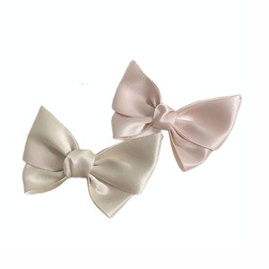 Barrette à cheveux romantique de style français, avec ruban et nœud, idéale pour deux queues de cheval, accessoires capillaires dignes d'Instagram - Product Image 5