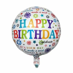Ballons en feuille d'aluminium de 18 pouces pour anniversaire, forme ronde, jouets gonflables, ballons à l'hélium pour la décoration de fête, vente en gros - Product Image 4