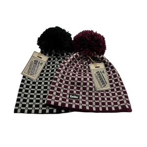 Excelente oferta 56-58Cm Shining Check Beanie Plain Knit And Cable Pattern Knitted Beanie - Product Image 6