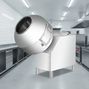 Machine commerciale d'assaisonnement d'acier inoxydable de casserole de revêtement unique de la nouvelle génération 32x32 Namkeen dans le prix bon marché - Product Image 2