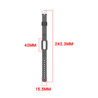 Forwelleny Bracelet de protection tout-en-un tendance en TPU transparent Glacier pour Google Fitbit Air