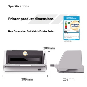 Del I DL-630KII 1 + 6 Imprimantes de documents médicaux et logistiques à grande vitesse pour <span class=keywords><strong>états</strong></span> financiers Imprimante matricielle noir et blanc - Product Image 5