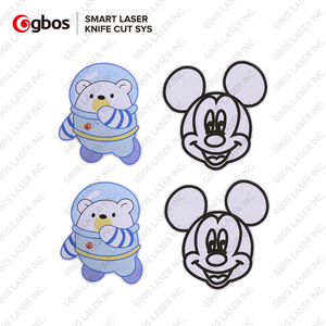 Gbos đồ lót đấm lỗ cắt đánh dấu CO2 Laser PU đánh dấu máy khắc gỗ CNC Laser Cutter - Product Image 2