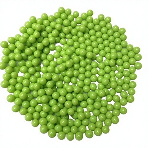 Cuentas de Plástico Sólido de 4 mm con Orificios, Verde Claro, Verde Fruta, <span class=keywords><strong>Color</strong></span> <span class=keywords><strong>Natural</strong></span>, Acrílico Moldeado por Inyección, No se Desvanece - Product Image 1