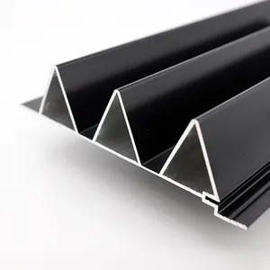 Factory manufacturer Easy installation 3D decorative for wall frame dry erase composite triangle aluminum board