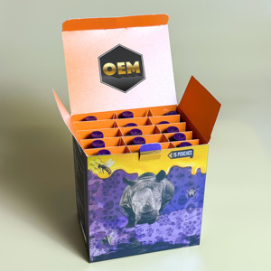 Nouveautés : Boîtes en papier couché écologiques pour l'emballage de café et chocolat VVIP Royal Honey Platinum avec gaufrage – Vente en gros - Product Image 2